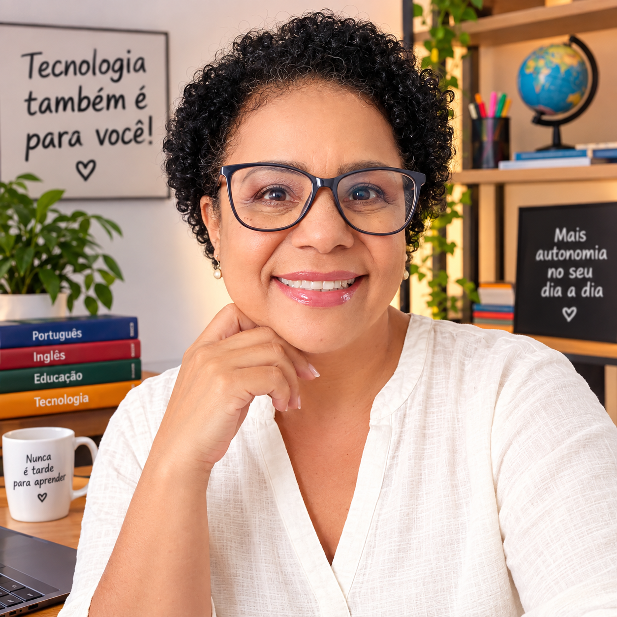 Debora Cristina Alves, professora e criadora do guia